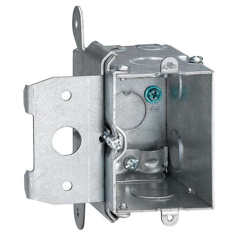 metal electrical outlet box images|single gang electrical box metal.